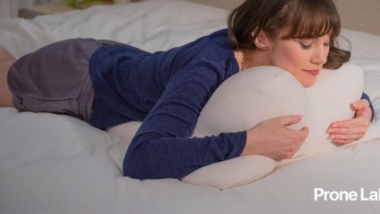 Prone Pillow ZZZ - The First Pillow For Stomach Sleepers